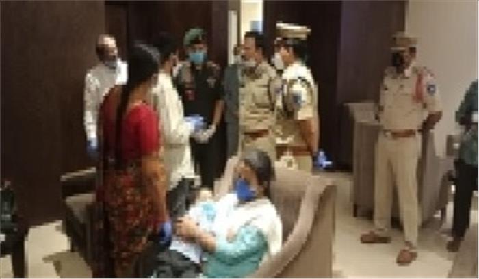 भगवान में शहीद हुए कर्नल का परिवार तेलंगाना में गृह नगर पहुंचा