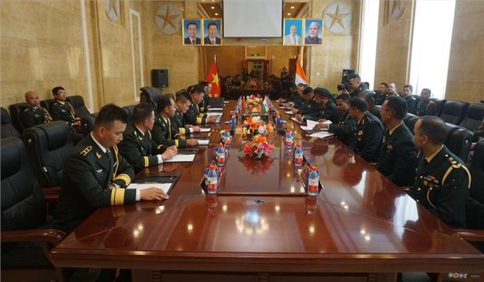 भारतीय और चीनी सेनाओं के बीच हुई शिष्टाचार सीमा बैठक