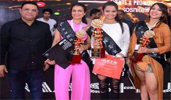 लेडीज डीजे की प्रस्तुति पर झूमे लोग