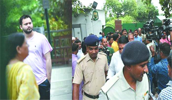 लालू के आवासों पर सीबीआई छापे