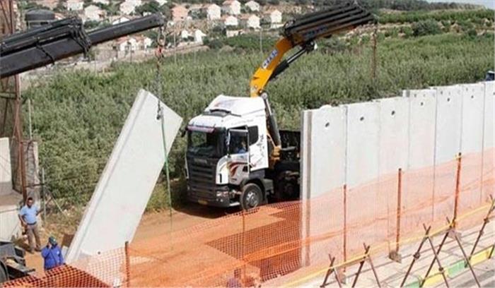 इजरायल ने शुरू किया लेबनान सीमा पर विवादित दीवार का निर्माण