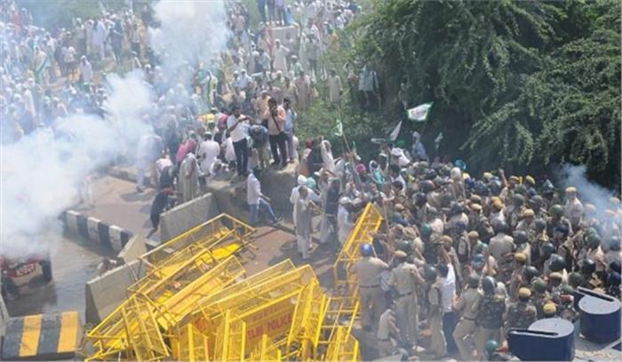 वाम दलों ने किसानों पर लाठीचार्ज की निंदा की