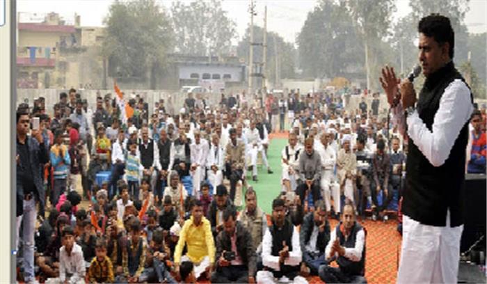 फरीदाबाद को दोनों हाथों से लूट रहे है केंद्रीय मंत्री