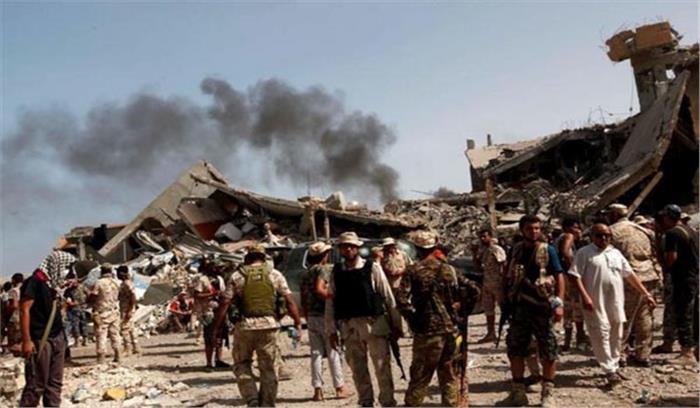 आईएस के शिविरों पर लीबियाई सेना ने किए हवाई हमले