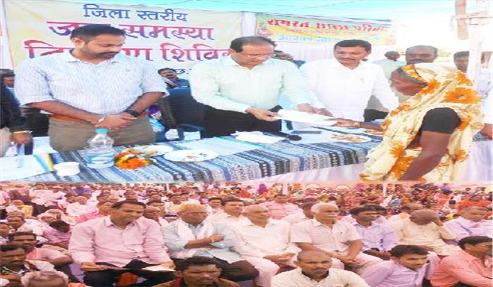 लिमोरा जनसमस्या निवारण शिविर में सैकड़ों लाभान्वित