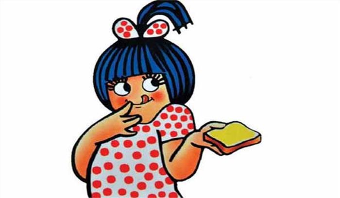 कांग्रेस समर्थकों ने अमूल गर्ल को बनाया प्रचार का औजार