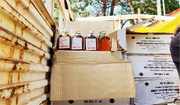 शराब बनाने की नकली फैक्ट्री का भांडाफोड़, 860 लीटर स्प्रीट बरामद