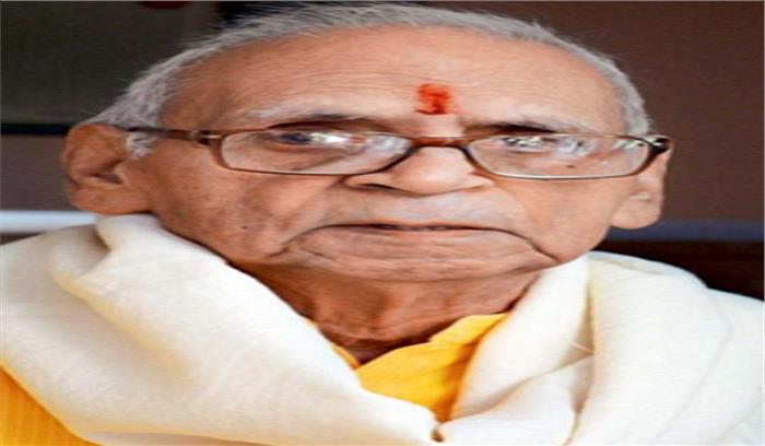 पद्मश्री पुस्कार से सम्मानित प्रख्यात साहित्यकार मनु शर्मा का वाराणसी में निधन