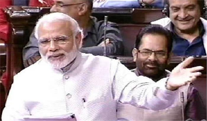 लोकसभा में सत्तापक्ष ने मोदी का किया जोरदार स्वागत