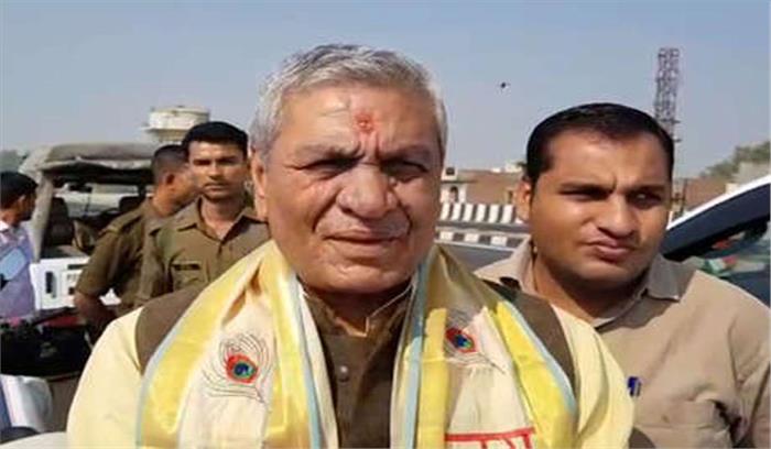 लोकसभा चुनाव से पहले योगी करेंगे राम मंदिर का शिलान्यास : मंत्री