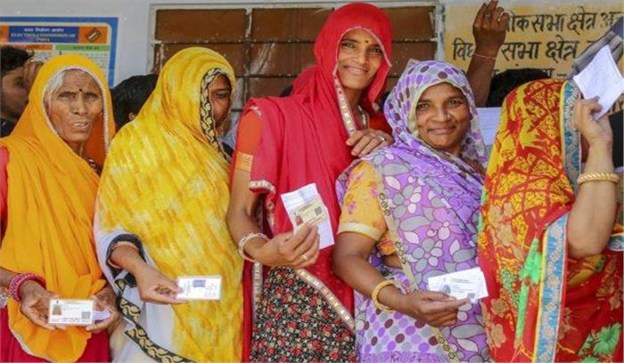 राजस्थान की 12 सीटों पर  3 बजे तक 50.03 फीसदी मतदान 