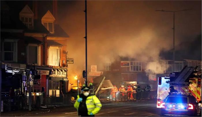 लंदन के जनरल स्टोर में विस्फोट, पांच लोग घायल