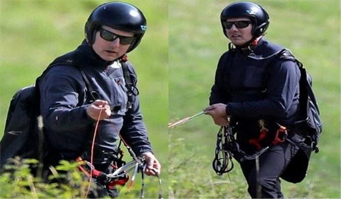 फ्रेंच आल्प्स में पैराग्लाइडिंग का लुफ्त उठाते दिखे टॉम क्रूज