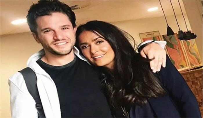 किट हैरिंगटन संग काम करने की बात पर सलमा हायेक को नहीं हो रहा यकीन