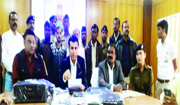 लॉटरी के नाम पर ठगी करने वाले अंतर्राज्यीय गिरोह के 3  गिरफ्तार