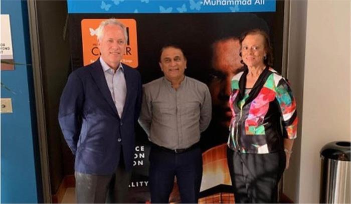 मोहम्मद अली की पत्नी से मिले गावस्कर 