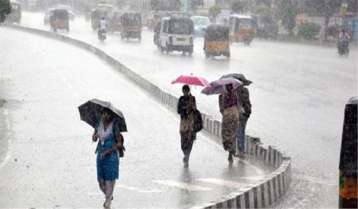 लखनऊ में झमाझम बारिश से गर्मी से मिली राहत