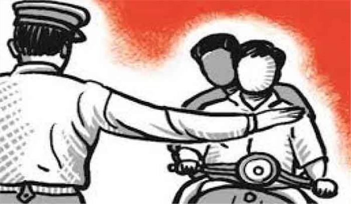 लखनऊ में यातायात नियम का उल्लंघन करने पर 1 दिन में 305 पुलिसकर्मी नपे