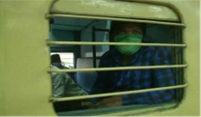 श्रमिक स्पेशल से लखनऊ पहुंचे कामगार, मोदी-योगी को सराहा 