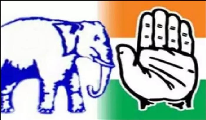 मप्र : बसपा नेता कांग्रेस में शामिल