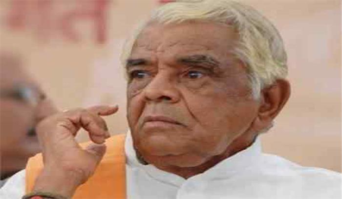 मप्र के पूर्व मुख्यमंत्री गौर ने भाजपा पर निशाना साधा