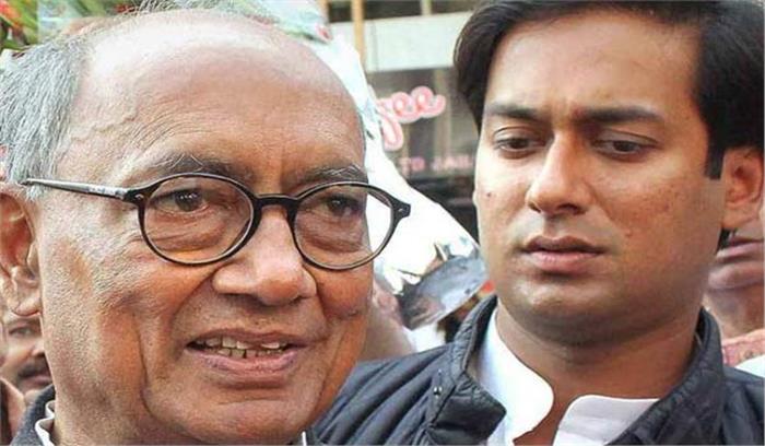 मप्र : मंत्री जयवर्धन ने पिता दिग्विजय की उम्मीदवारी को चुनौती मानी