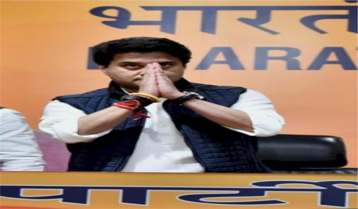 मप्र की जनता के दिल में जगह बनाने की अभिलाषा : सिंधिया