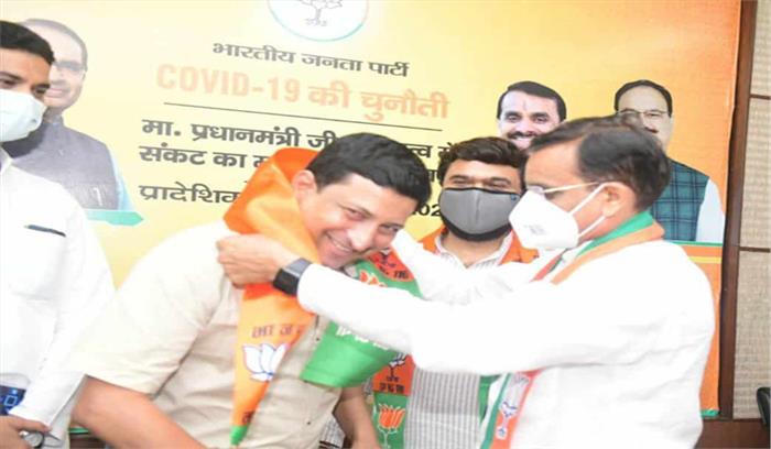 मप्र : नकुल नाथ के सांसद प्रतिनिधि भाजपा में शामिल