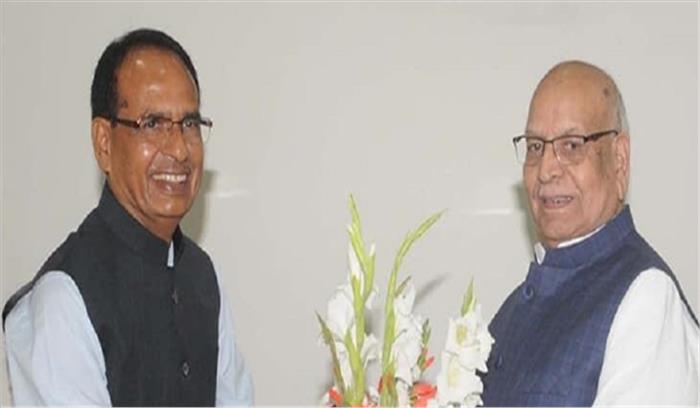 मप्र : राज्यपाल टंडन से मिले शिवराज