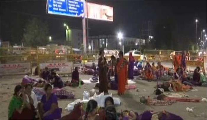 मप्र में आशा-ऊषा कार्यकर्ताओं का प्रदर्शन जारी