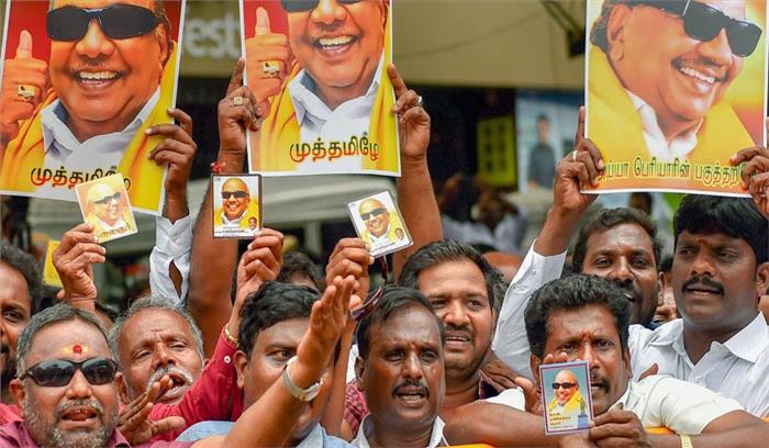 करुणानिधि की हालत बेहद नाजुक, राज्य भर में पुलिस तैनात