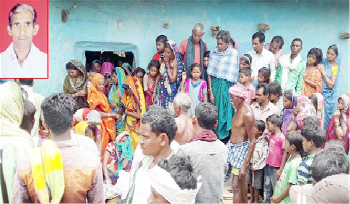 काम करते मजदूर की मौत