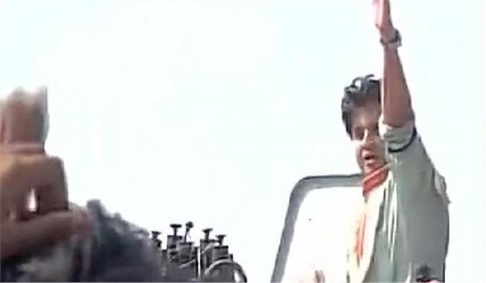 मंदसौर की सीमा पर ढोढर नाके पर सिंधिया को किया गिरफ्तार