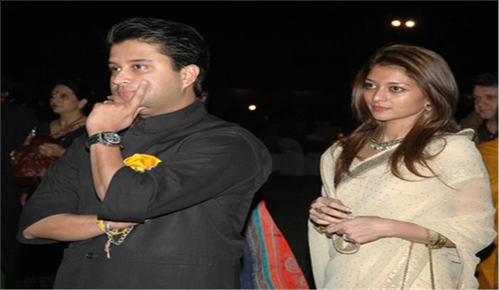  चुनावी मैदान में हो सकती है ज्योतिरादित्य सिंधिया की पत्नी प्रियदर्शनी राजे सिंधिया की एंट्री 