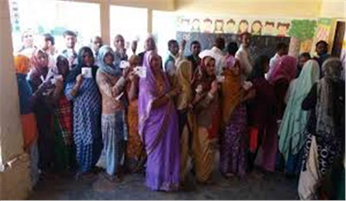 मध्यप्रदेश में शाम 5  बजे तक करीब 57.62 प्रतिशत मतदान