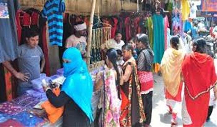 भोपाल मे पूर्णबंदी से पहले बाजारों में भीड़