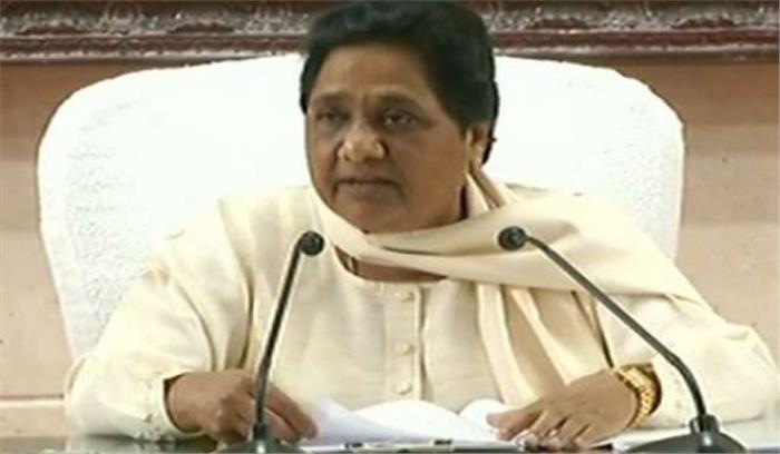 मायावती का बड़ा बयान -मध्यप्रदेश और राजस्थान में कांग्रेस का समर्थन करेगी बसपा