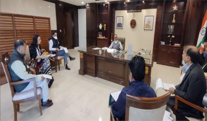 शिवराज सिंह चौहान से ट्राइडेंट समूह के सदस्यों ने की मुलाकात