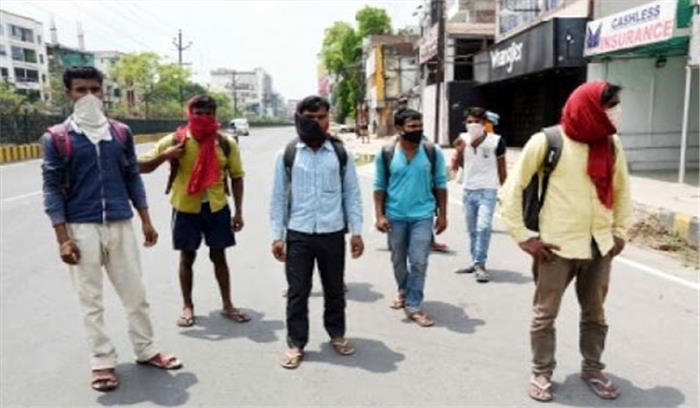 मप्र में दूसरे राज्यों से 14 हजार मजदूर लौटे घरों को