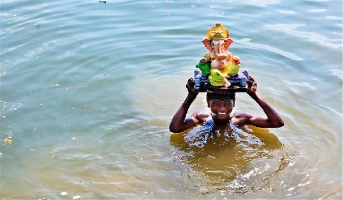 विसर्जन के दौरान डूबने से 2 बालिकाओं की मौत