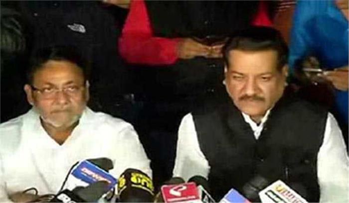 हमारी बातचीत के बाद शिवसेना से बात करेंगे : कांग्रेस-राकांपा