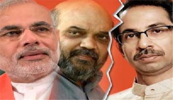 महाराष्ट्र में शिवसेना भाजपा से हो सकती है अलग