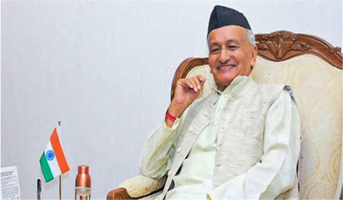 राज्यपाल कोश्यारी ने महाराष्ट्र के स्थापना दिवस पर तिरंगा फहराया