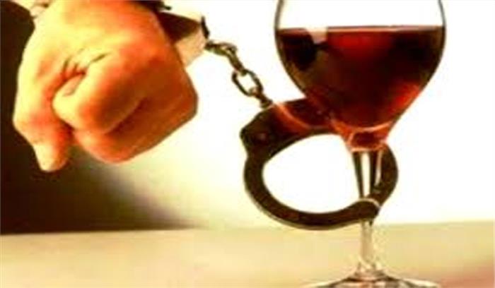 31 लीटर ओडि़शा निर्मित जेब्रा शराब जब्त