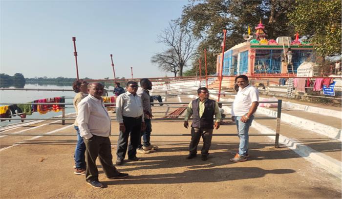 महाशिवरात्रि पर शिवनाथ तट पर भव्य मेला, महापौर ने किया स्थल निरीक्षण व व्यवस्था के आदेश