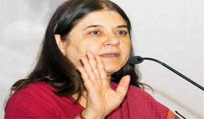 मेनका गांधी ने शिशु गृह के लिए सुमित्रा को दिया धन्यवाद