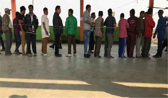 मणिपुर: शुरुआती घंटों में 25 फीसदी मतदान