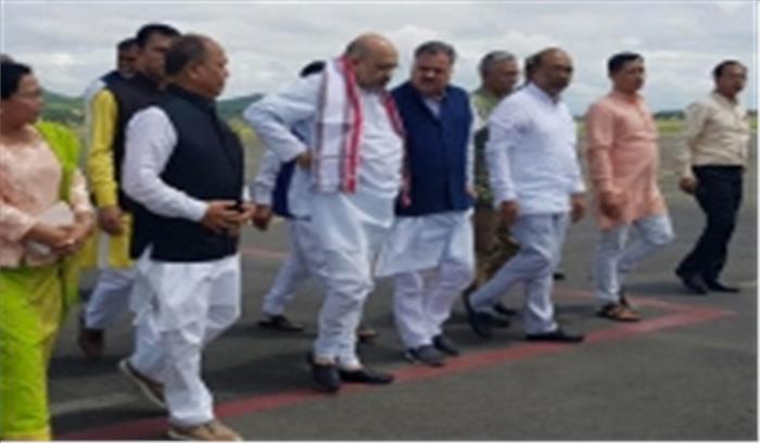 मणिपुर के मुख्यमंत्री पार्टी में संकट के हल के लिए शाह, नड्डा से मिले मणिपुर के मुख्यमंत्री पार्टी में संकट के हल के लिए शाह, नड्डा से मिले