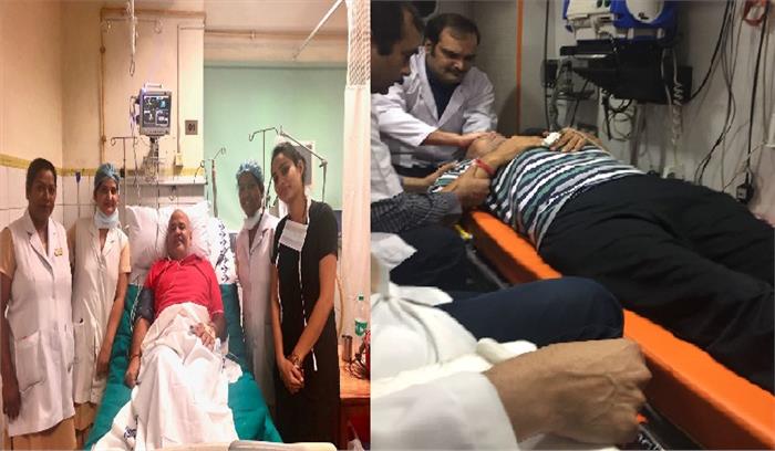 स्वास्थ्य में सुधार के बाद मनीष सिसोदिया और सत्येंद्र जैन को मिली अस्पताल से छुट्टी