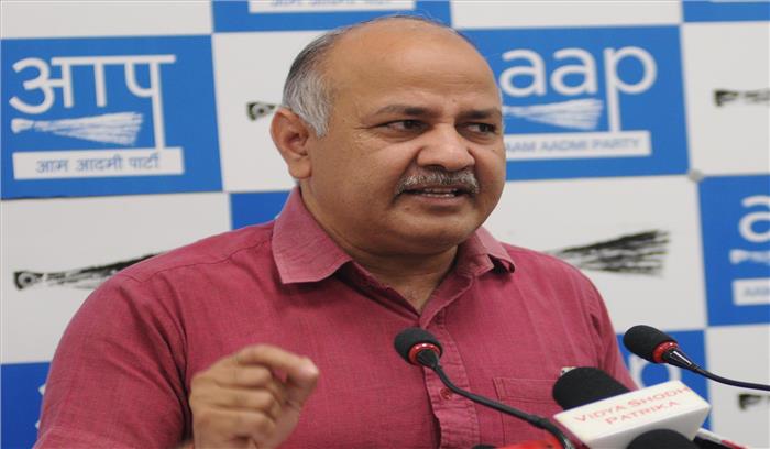 विज्ञापन मामले में “आप” से वसूली पर बिफरे सिसोदिया